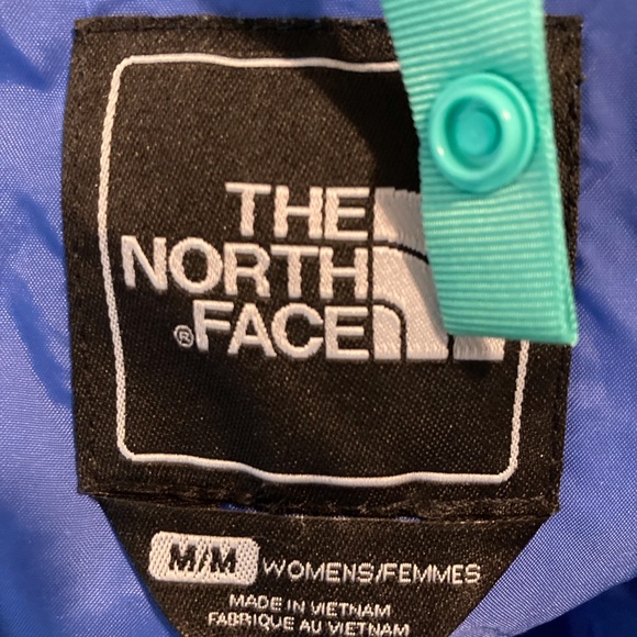 North Face Snowboarding Powder Snow Coat Women Size Medium Green/Blue EC. - Picture 7 of 16